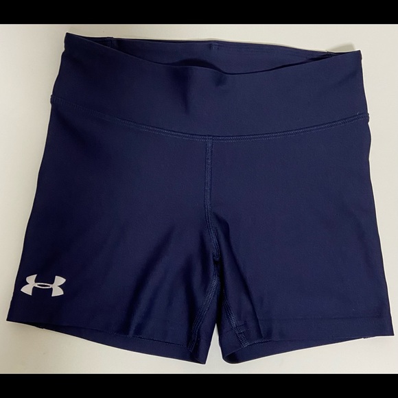 Under Armour Spandex Navy Blue Sz S 